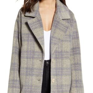 ASTR Plaid Coat